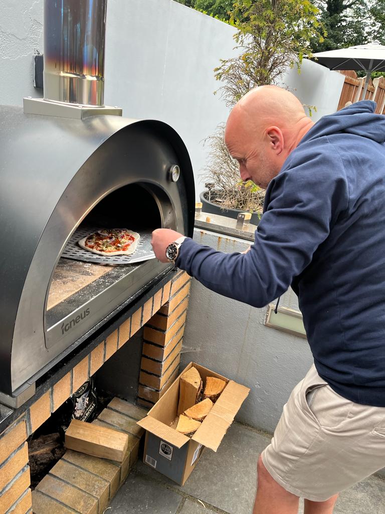 All fired up for a Pizza making challenge